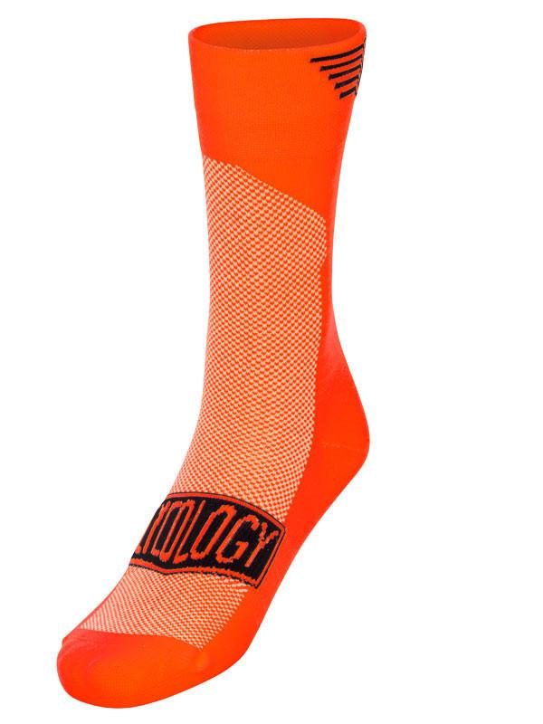 Cyklistické ponožky oranžové