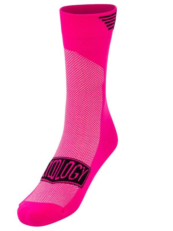 Cyklistické ponožky růžové